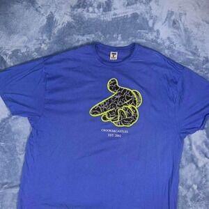 Crooks & Castles blue t-shirt Size 3XL